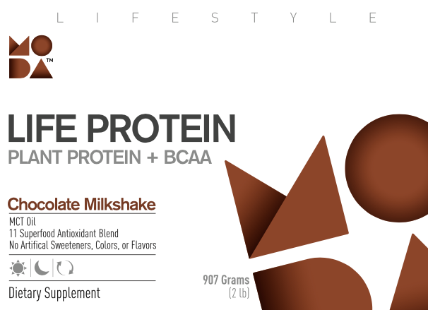 LIFE PROTEIN  (Plant Protein + BCAA, Chocolate Milkshake)